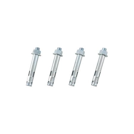 Robinson Tech International New Jersey Sleeve Anchor, 3/4" Dia., 4-1/4" L, Steel Zinc Plated 320742